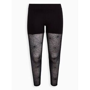 Torrid Spiderweb Halloween Leggings